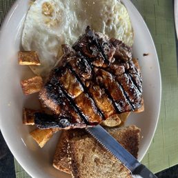 Pork chop and eggs I've