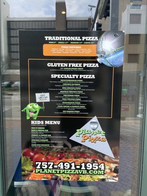Menu photo 2 Planet Pizza Virginia Beach, VA Menu photo 2 Planet Pizza Virginia Beach, VA