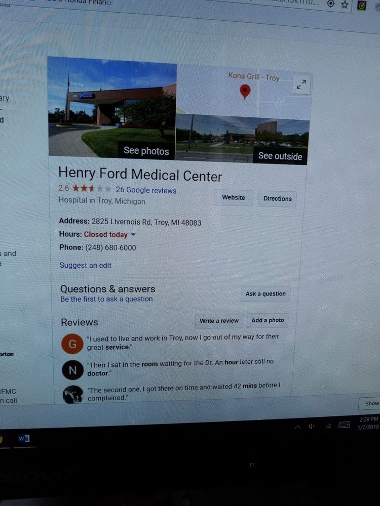 HENRY FORD WOMEN’S HEALTH MEDICAL CENTER Updated August 2024 2825