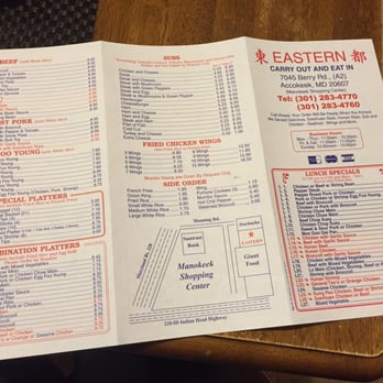 Eastern Chinese - Menu - Chinese Near Me - Accokeek, Maryland Eastern Chinese - Menu - Chinese Near Me - Accokeek, Maryland