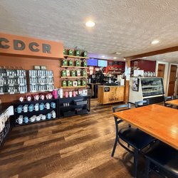 The cafe area