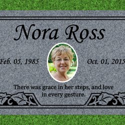 New Century Headstones - Traditional Engraved Headstone