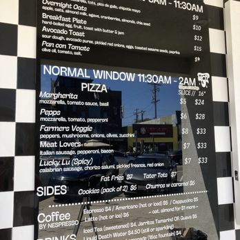 Washington Square Pizza - Window Menu - Pizza Near Me - Marina del Rey, California Washington Square Pizza - Window Menu - Pizza Near Me - Marina del Rey, California