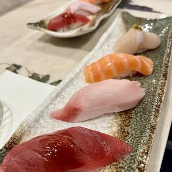 Ken's Japanese Restaurant - Toro, ___ belly, salmon belly, scallop (part of Omakase) - Japanese Near Me - Rancho Cucamonga, California Ken's Japanese Restaurant - Toro, ___ belly, salmon belly, scallop (part of Omakase) - Japanese Near Me - Rancho Cucamonga, California