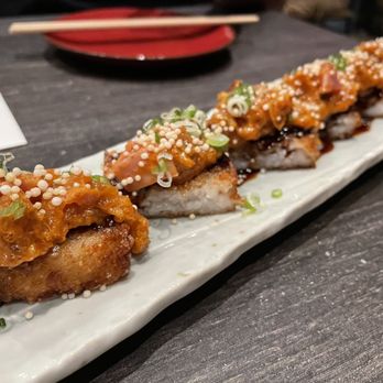 Sushi Song - Davie - a long rectangular platter of sushi - Sushi Bars Near Me - Davie, Florida Sushi Song - Davie - a long rectangular platter of sushi - Sushi Bars Near Me - Davie, Florida