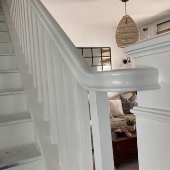 Systematic Painting - newly finish stair rails - Painters Near Me - San Diego, California Systematic Painting - newly finish stair rails - Painters Near Me - San Diego, California