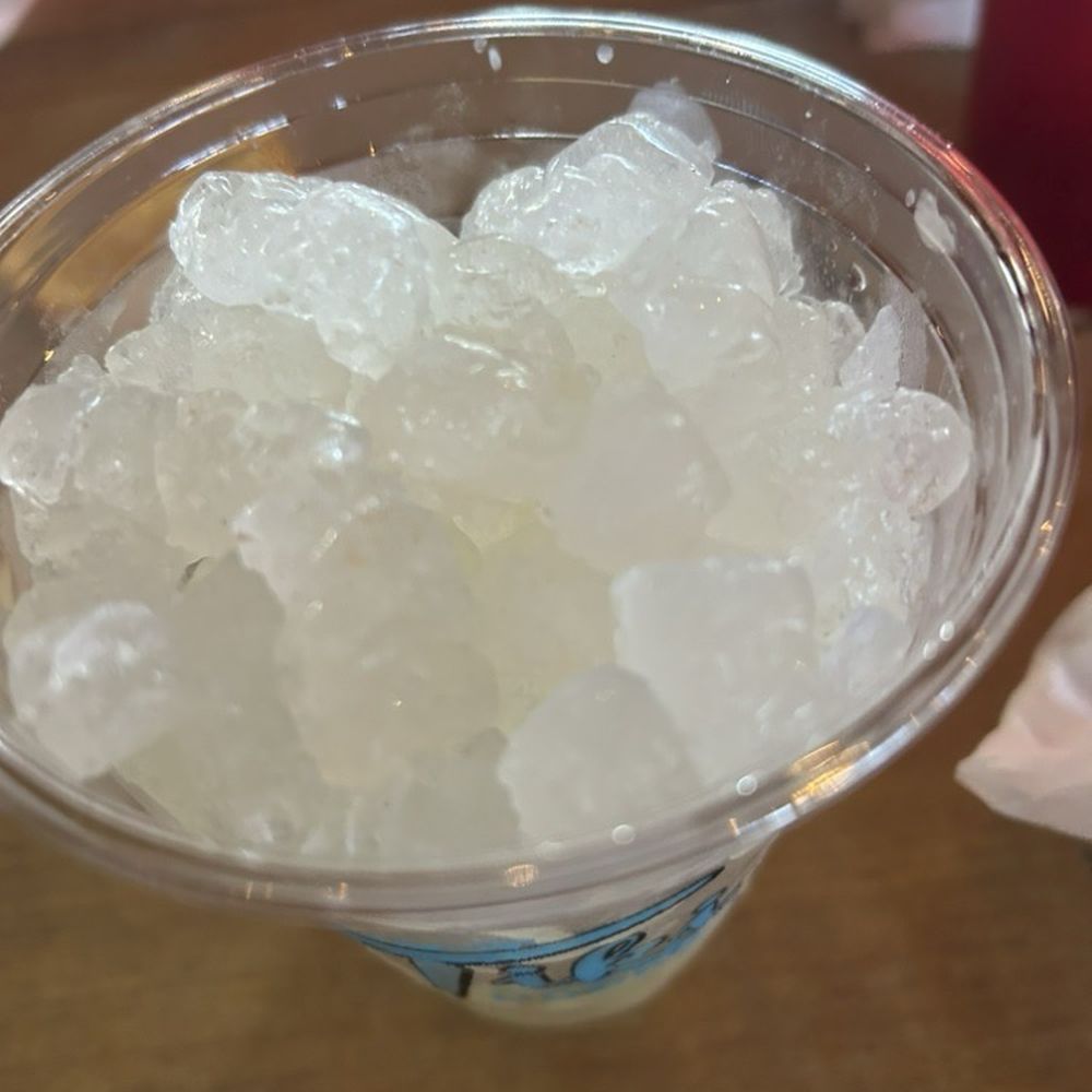 Tiki Docks Riverview - Ice I took out of my cocktail - Salad Near Me - Riverview, Florida