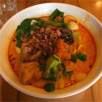 Laksa King - Obsessed with their veggie laksa! - Fast Food Near Me - Flemington, VIC