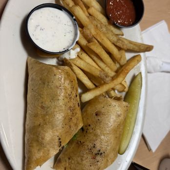 River City Brewery - Fajita wrap with fries - Pizza Near Me - Wichita, Kansas