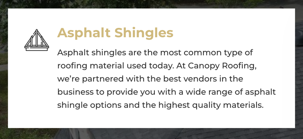 Slide of Canopy Roofing of the Upstate