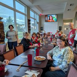Sweetwater Golf & Country Club - Guests enjoy each other and the food at a birthday party.