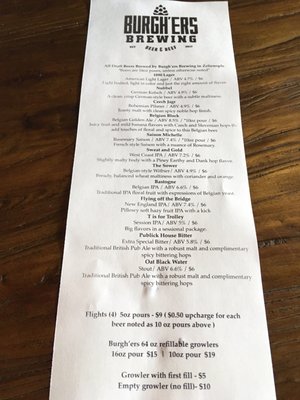 Menu photo 6 Burgh'ers brewing Zelienople Zelienople, PA