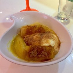 Shinkai Sushi - Banana flambada com sorvete de creme.