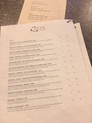 Menu photo 8 1915 Wine Cellar Poughkeepsie, NY