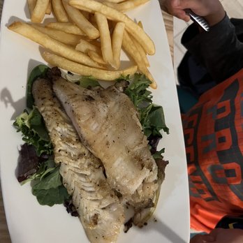 Simar - Kids meal grilled fish with fries - Seafood Near Me - Austin, Texas