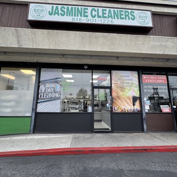 Jasmine Cleaners - Store exterior, we look forward to seeing you! - Dry Cleaning Near Me - Van Nuys, California Jasmine Cleaners - Store exterior, we look forward to seeing you! - Dry Cleaning Near Me - Van Nuys, California