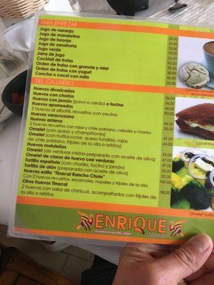Menu photo 2 Restaurante Enrique Tulancingo, HID