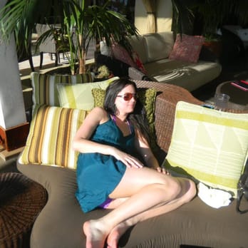 RumFire - my bestfriend lounging on the most comfy couch - Asian Fusion Near Me - Honolulu, Hawaii