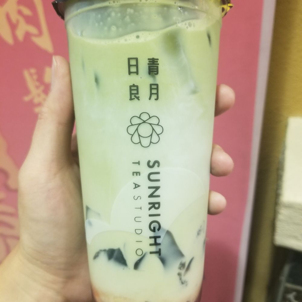 Sunright Tea Studio - Arcadia - Strawberry Matcha Latte with Grass Jelly. I was not a fan, but you'll probably enjoy it if you like Matcha. - Bubble Tea Near Me - Arcadia, California Sunright Tea Studio - Arcadia - Strawberry Matcha Latte with Grass Jelly. I was not a fan, but you'll probably enjoy it if you like Matcha. - Bubble Tea Near Me - Arcadia, California
