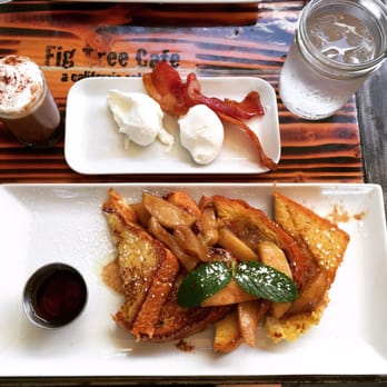 Fig Tree Cafe - French toast with caramelized apples - Breakfast & Brunch Near Me - San Diego, California Fig Tree Cafe - French toast with caramelized apples - Breakfast & Brunch Near Me - San Diego, California