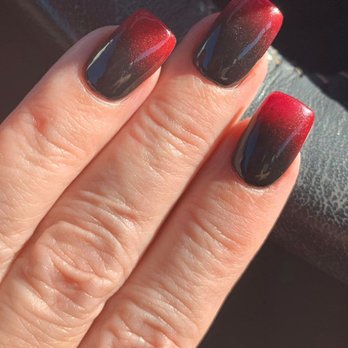 Bombshell Nail & Spa - Burgundy ombre' - Nail Salons Near Me - Las Vegas, Nevada Bombshell Nail & Spa - Burgundy ombre' - Nail Salons Near Me - Las Vegas, Nevada