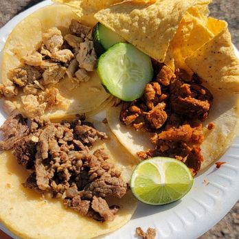 Sancho’s Tacos - a plate of tacos and chips - Tacos Near Me - Glendale, Arizona Sancho’s Tacos - a plate of tacos and chips - Tacos Near Me - Glendale, Arizona
