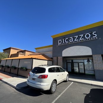 Picazzo's - Entrance and outdoor patio - Gluten-Free Near Me - Gilbert, Arizona Picazzo's - Entrance and outdoor patio - Gluten-Free Near Me - Gilbert, Arizona