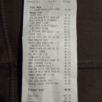 Wawa - I GOT RECEIPT(s) - Gas Stations Near Me - Augusta, New Jersey