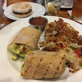 Wildhorse Grille Restaurant - Breakfast burrito with onions peppers, crispy hash browns on the side, really good - American Near Me - Scottsdale, Arizona Wildhorse Grille Restaurant - Breakfast burrito with onions peppers, crispy hash browns on the side, really good - American Near Me - Scottsdale, Arizona