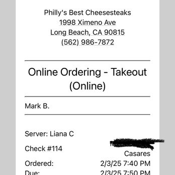 Philly's Best - Cheesesteaks Near Me - Long Beach, California