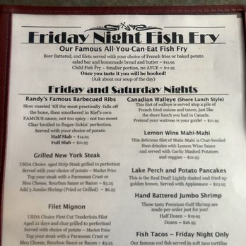 Kief's Reef - Menu - Pizza Near Me - McHenry, Illinois