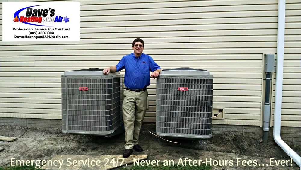DAVE’S HEATING AND AIR Updated August 2024 19 Photos 3401 S 7th St, Lincoln, Nebraska