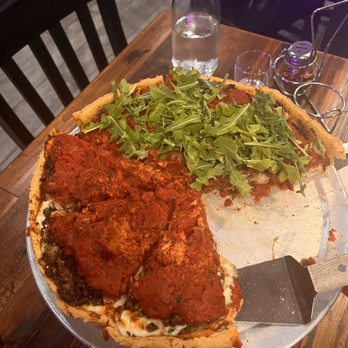Heirloom Pizza - Half heirloom pizza, half arugulala pizza - Pizza Near Me - Monterey, California Heirloom Pizza - Half heirloom pizza, half arugulala pizza - Pizza Near Me - Monterey, California
