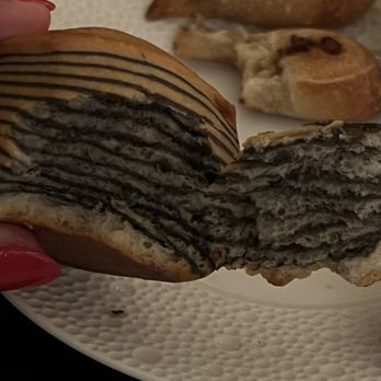 L'Atelier Robuchon - Squid brioche bread inside - French Near Me - London, XGL