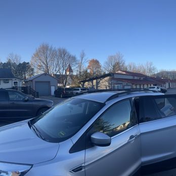 Priscilla's - Priscilla's Restaurant on the left; highway far to the right. - Breakfast & Brunch Near Me - North Conway, New Hampshire