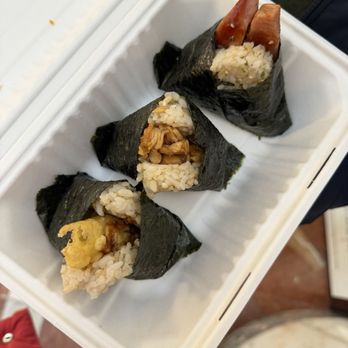 Onigilly Japanese Kitchen - Shrimp Tempura, chicken teriyaki, spam masubi - all good - Japanese Near Me - San Francisco, California