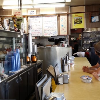 Nick's Cafe - I sat in the middle of the U-Shaped Counter, facing the kitchen. - Diners Near Me - Los Angeles, California Nick's Cafe - I sat in the middle of the U-Shaped Counter, facing the kitchen. - Diners Near Me - Los Angeles, California