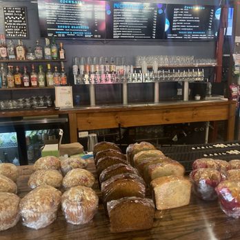 Nomadic outpost - Fresh muffins and beer on tap....who knew - Coffee & Tea Near Me - Austin, Texas