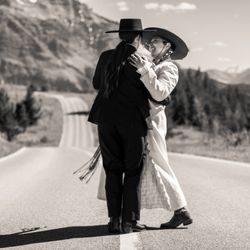 SV Photograph - Romantic moment during the elopement ceremony