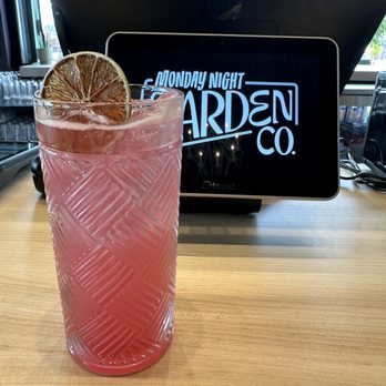 Monday Night Brewing - Garden Co. - Watermelon Red Bull Margarita - Beer Gardens Near Me - Charlotte, North Carolina