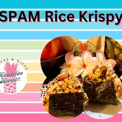 The Hawaiian Hoosier - Experience a unique fusion of sweet and savory with our Spam Rice Krispy Treats!