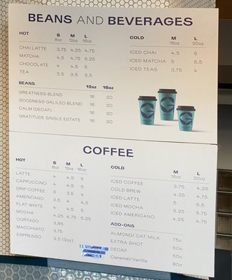 Menu photo 1 Gumption Coffee Brooklyn, NY Menu photo 1 Gumption Coffee Brooklyn, NY