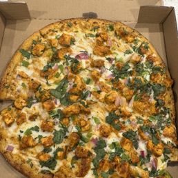 Chicken tikka pizza Chicken tikka pizza