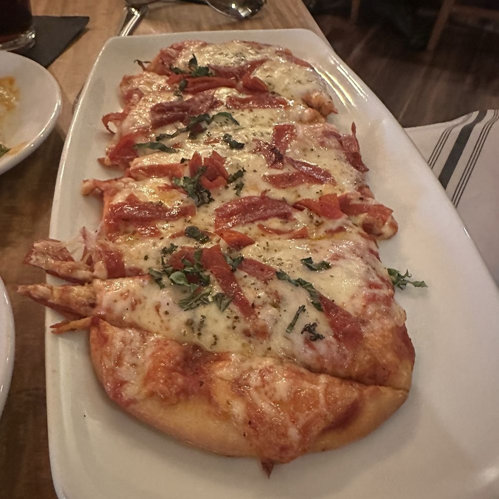 Pepperoni flatbread Pepperoni flatbread