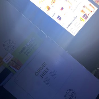 McDonald's - a computer screen with a menu on it - Fast Food Near Me - Elmont, New York