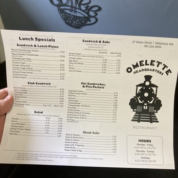 Omelette Headquarters - Cafes Near Me - Wakefield, Massachusetts