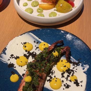 Bacan - FL Heirloom Salad & Charred Pulpo - Cocktail Bars Near Me - Orlando, Florida