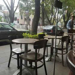 Juan Valdez Café - 5 tables outside. Great in morning and at night