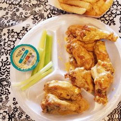 Blazer's Hot Wings - Honey mustard and Old Bay mixed