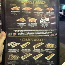 Menu Menu